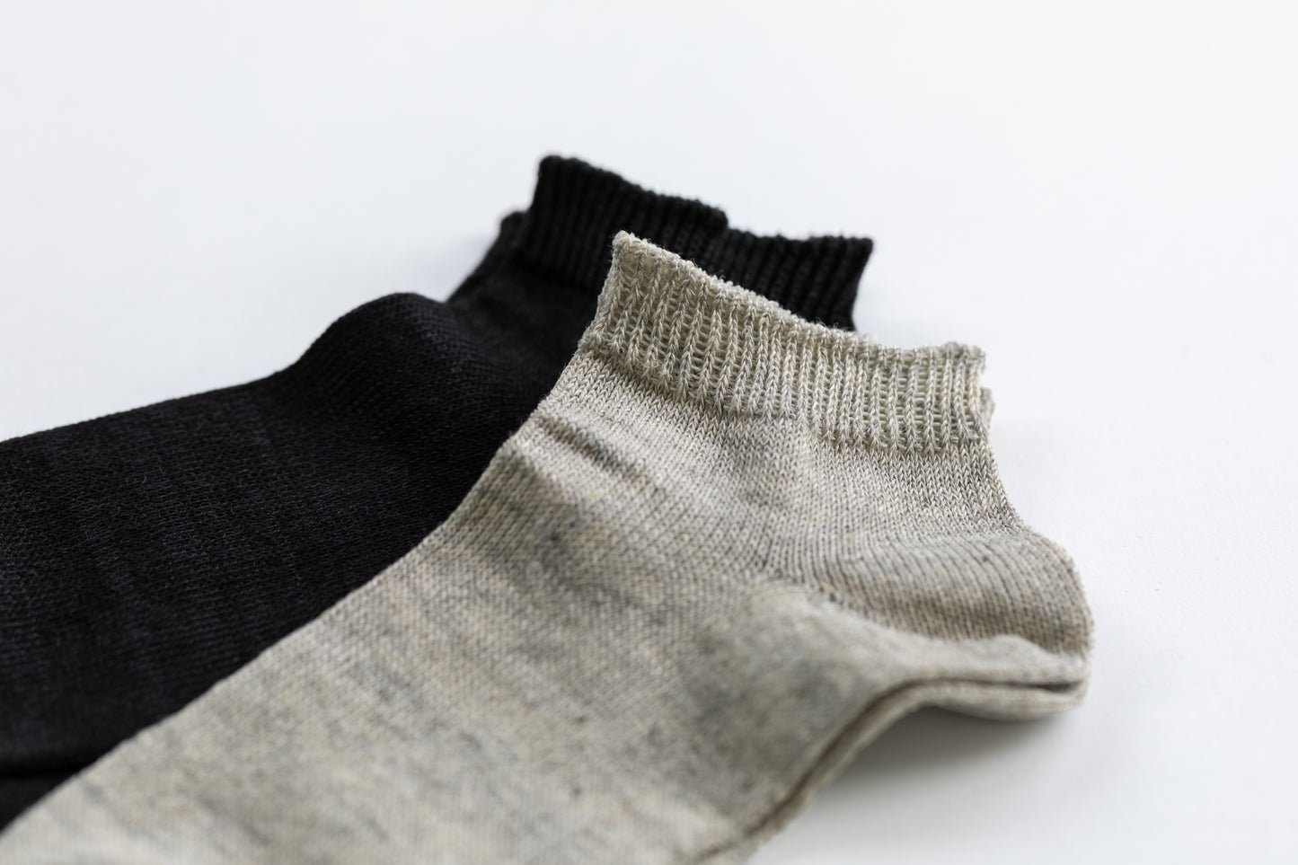 リネンさらさらソックス アンクル丈(25-27cm)