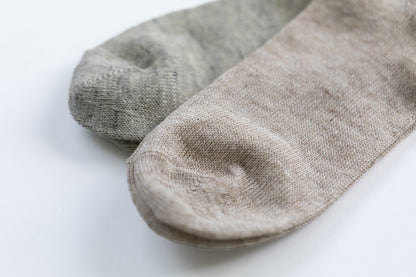 リネンさらさらソックス アンクル丈(25-27cm)