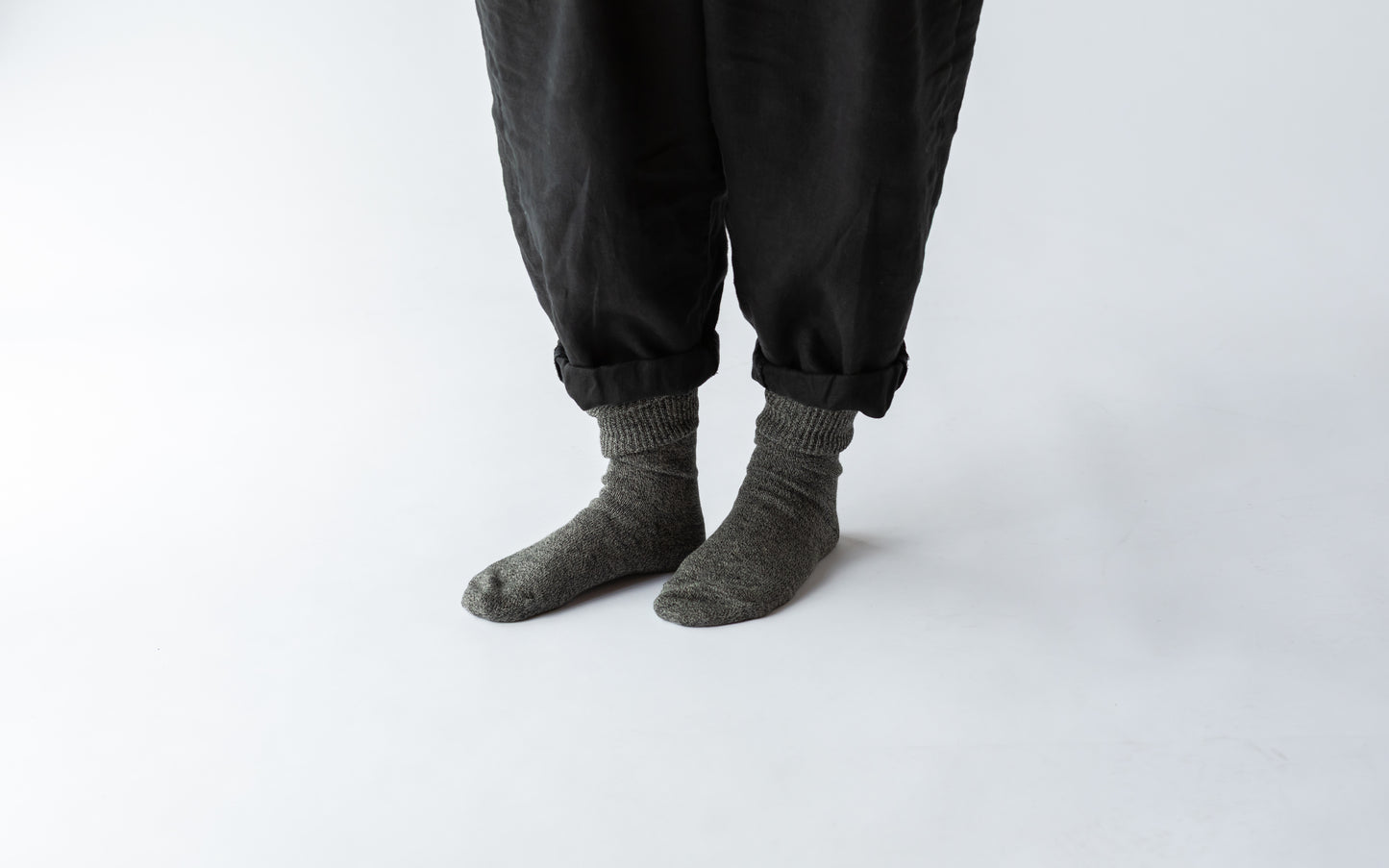 コットンウールソックス(22-24cm、25-27cm)