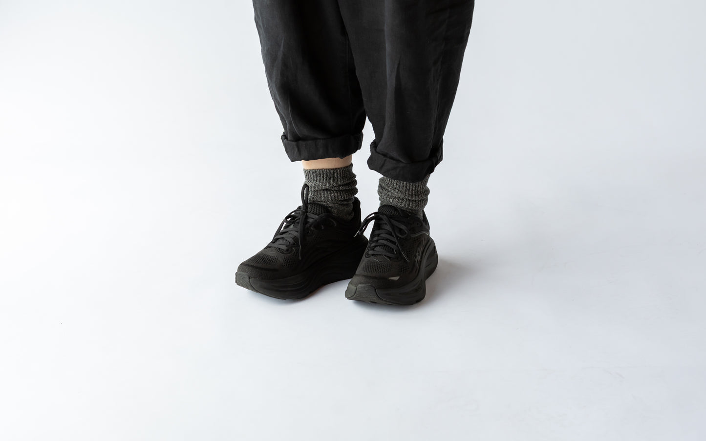 コットンウールソックス(22-24cm、25-27cm)