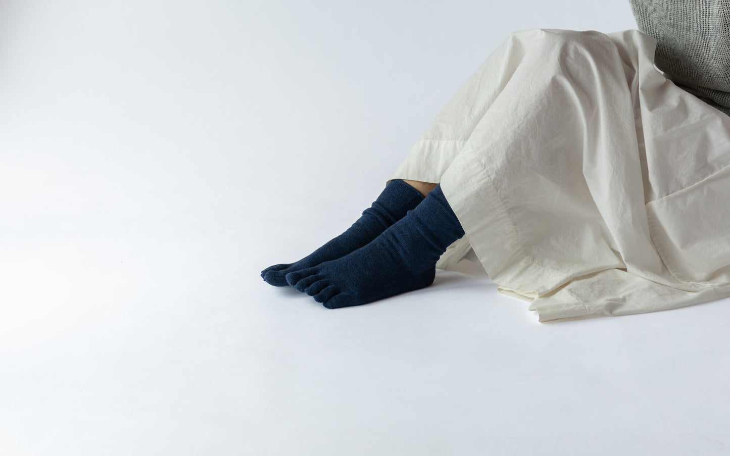コットンウールソックス(22-24cm、25-27cm)