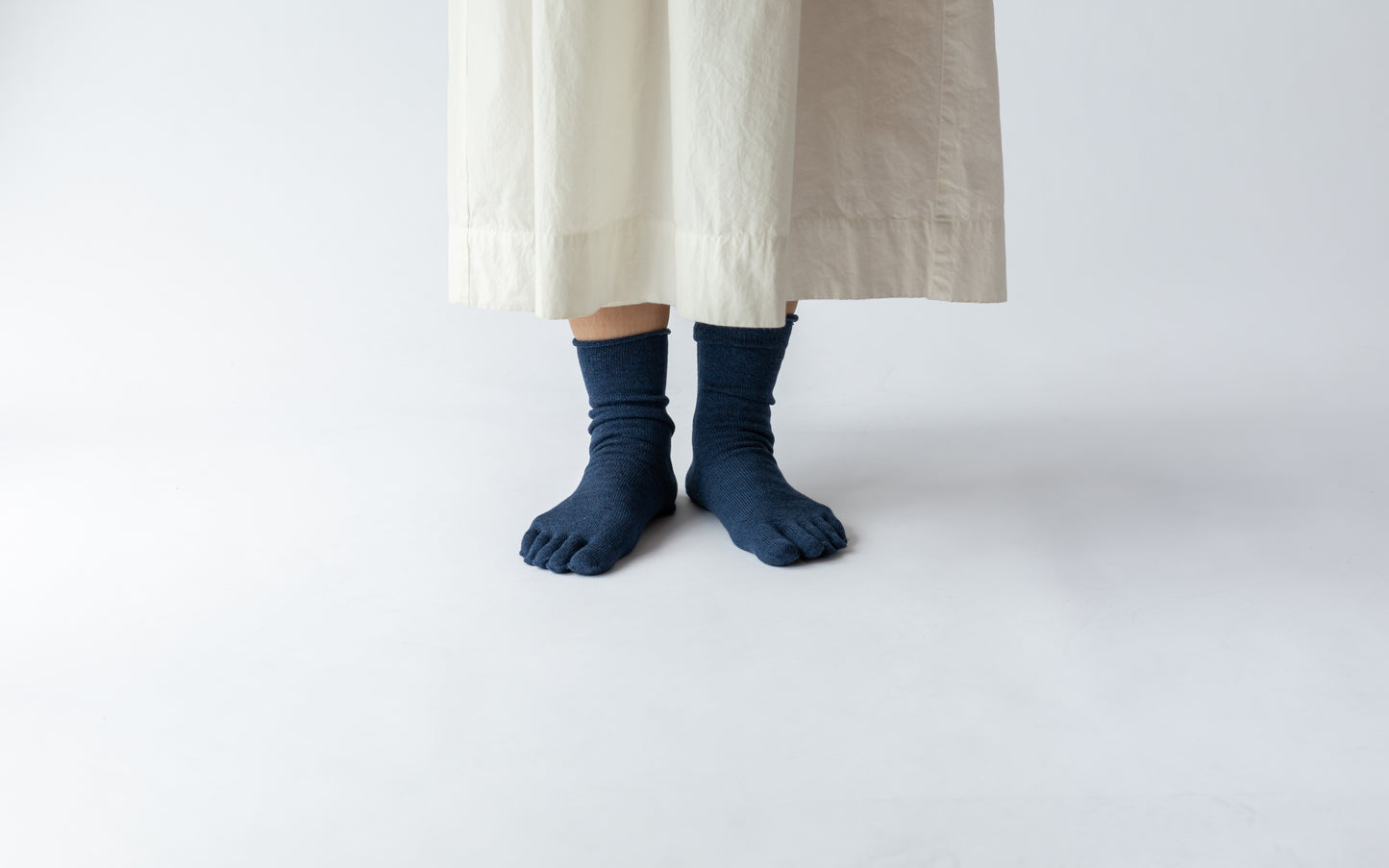 コットンウールソックス(22-24cm、25-27cm)