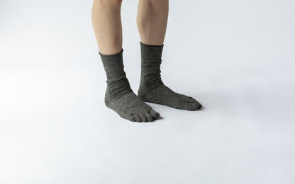 コットンウールソックス(22-24cm、25-27cm)