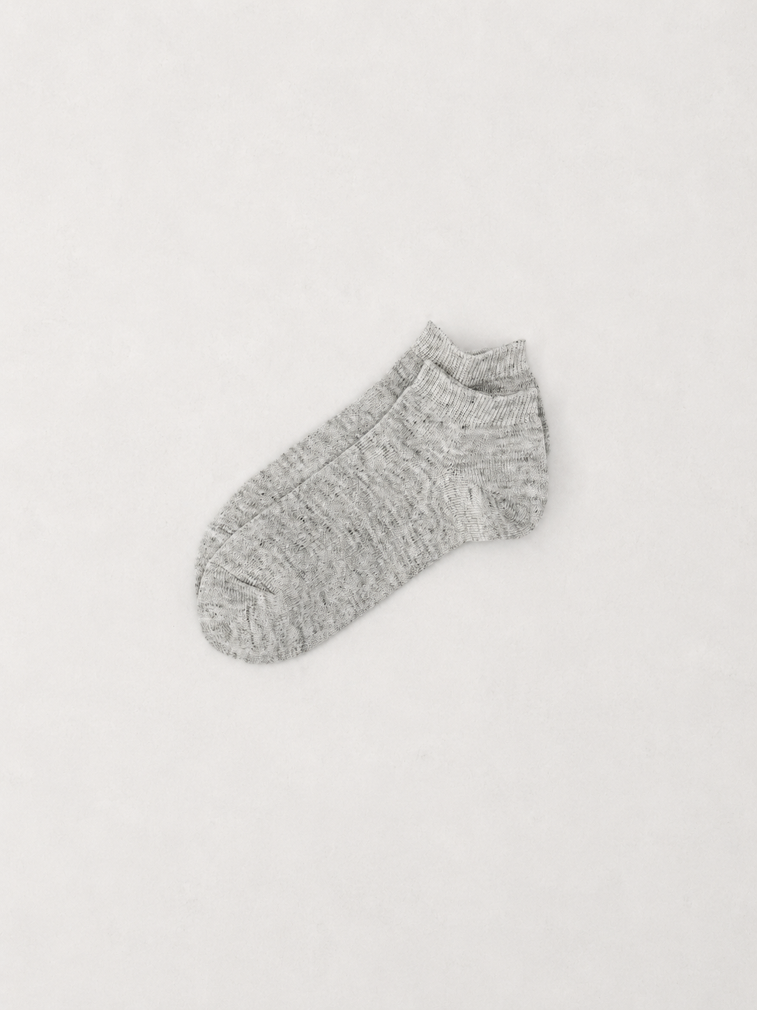 Crisp Linen Ankle Socks