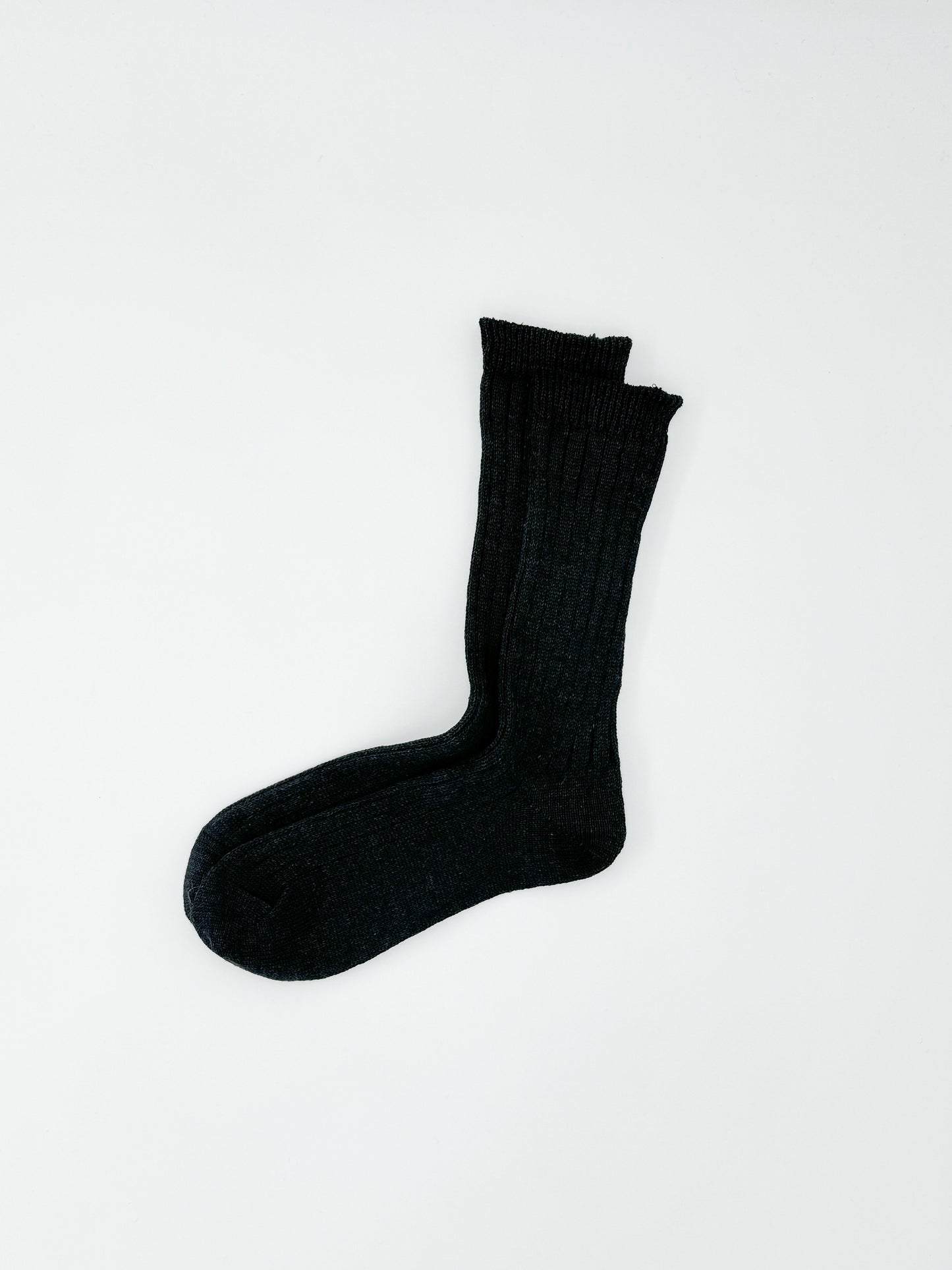 Crisp Linen Crew Socks