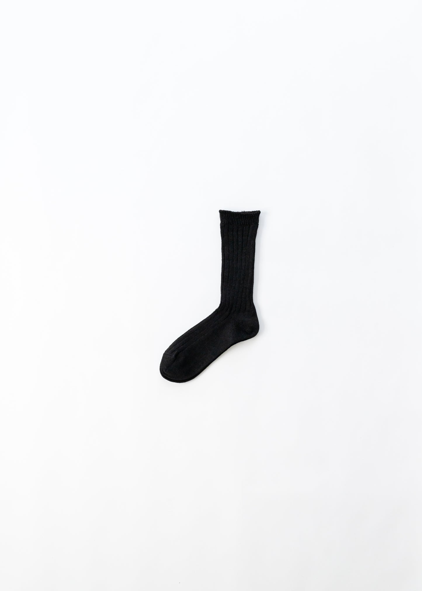 リネンさらさらソックス クルー丈(22-24cm、25-27cm)