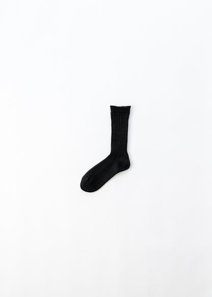 リネンさらさらソックス クルー丈(22-24cm、25-27cm)