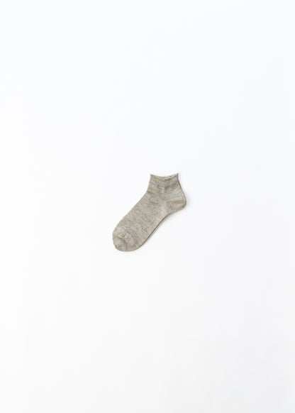 リネンさらさらソックス アンクル丈(25-27cm)