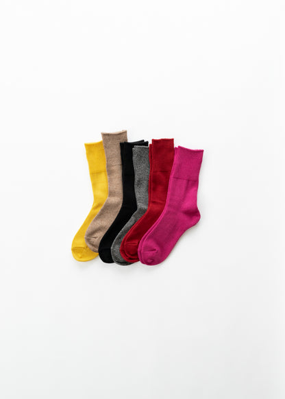 コットンウールソックス(22-24cm、25-27cm)