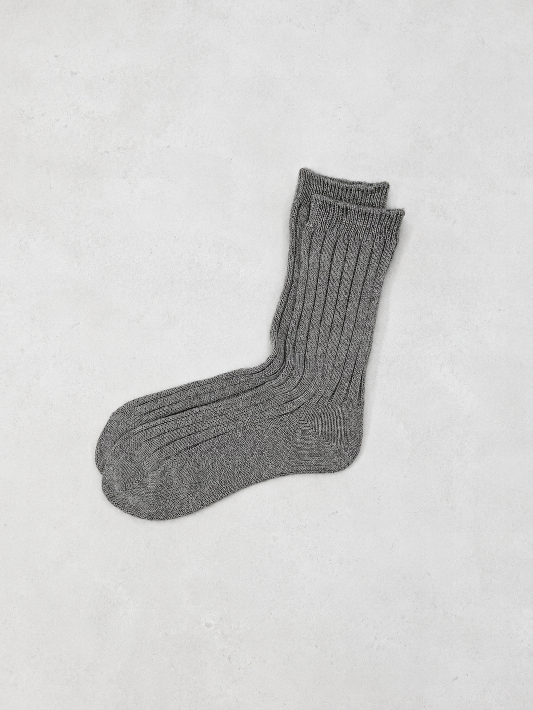100% Organic Cotton Rib Socks