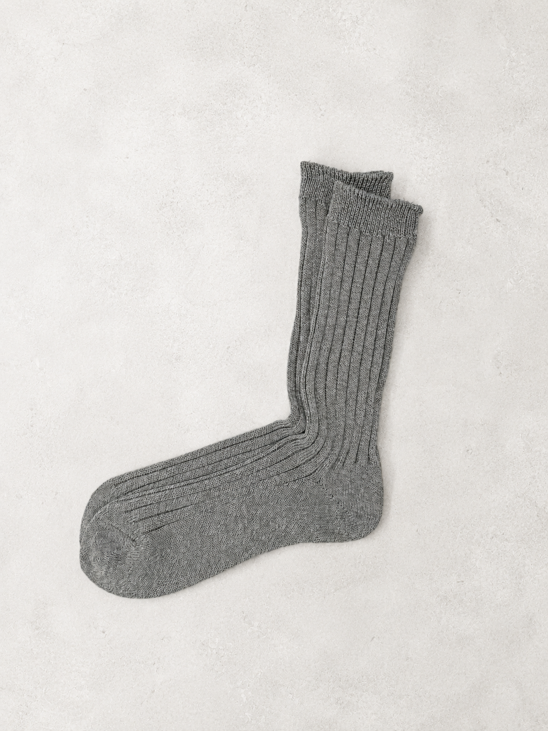 100% Organic Cotton Rib Socks