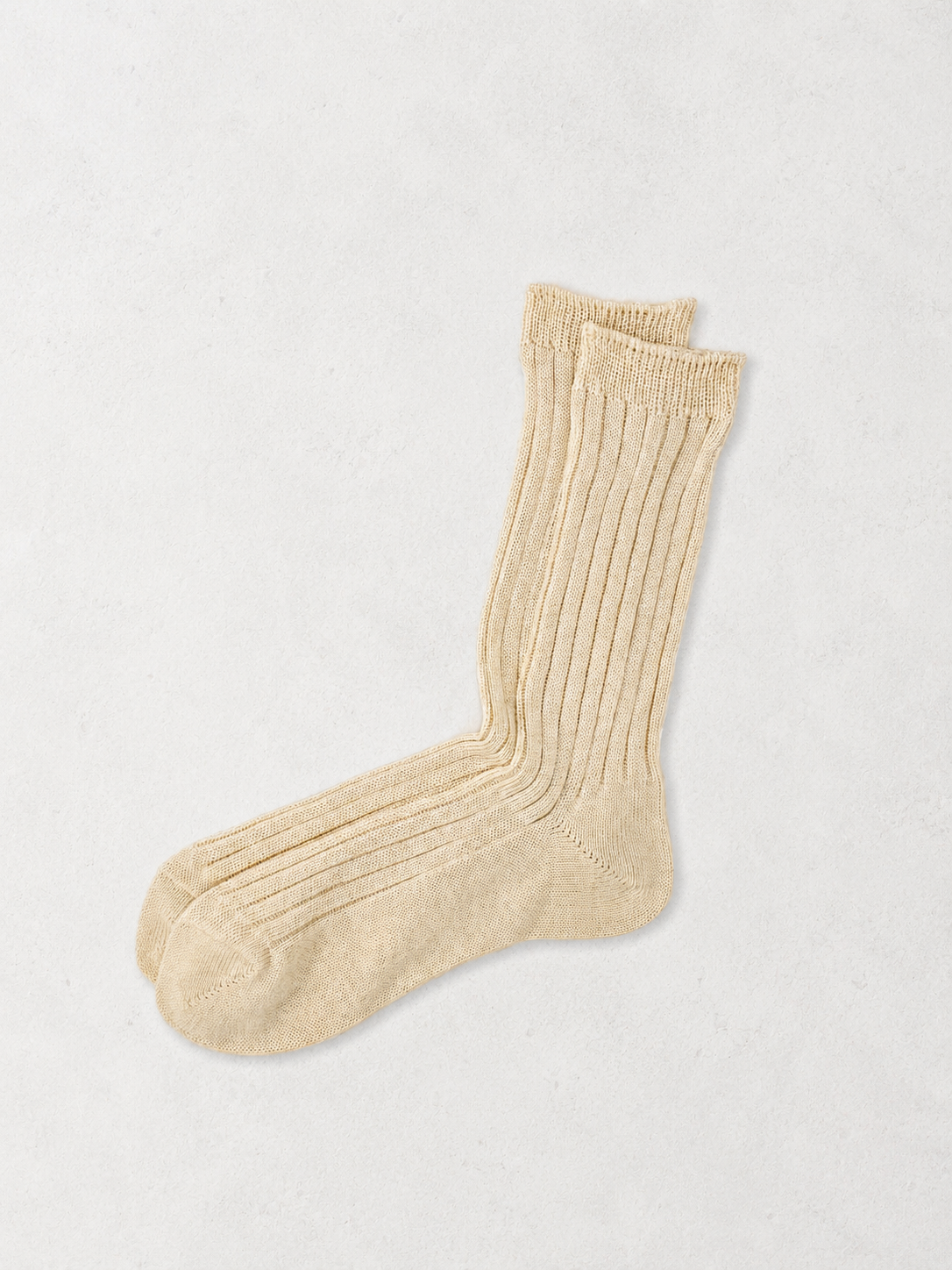 100% Organic Cotton Rib Socks